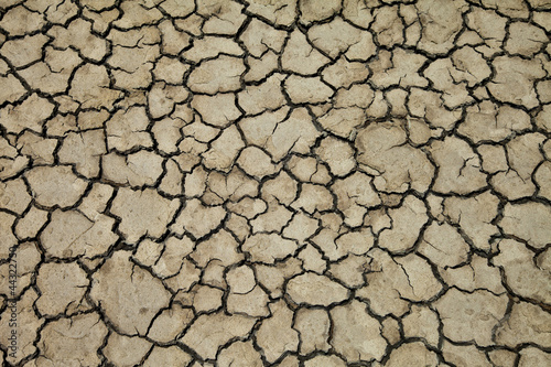 dry ground in countryside Thailand