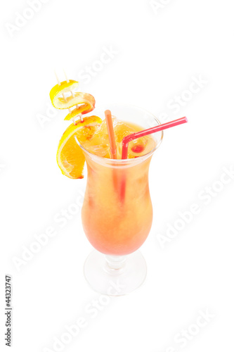 Orange dollar cocktail