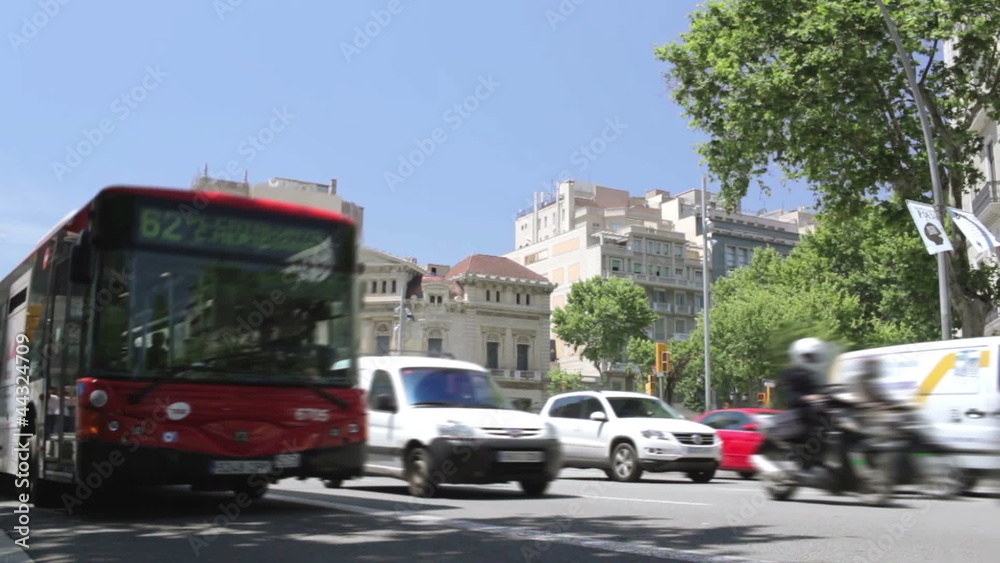 Street traffic timelapse. Street traffic timelapse.