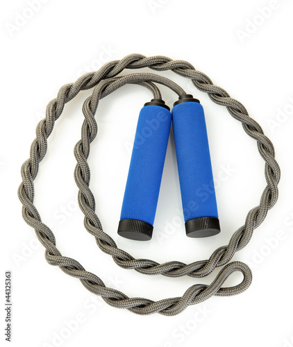 skipping rope isolated on white