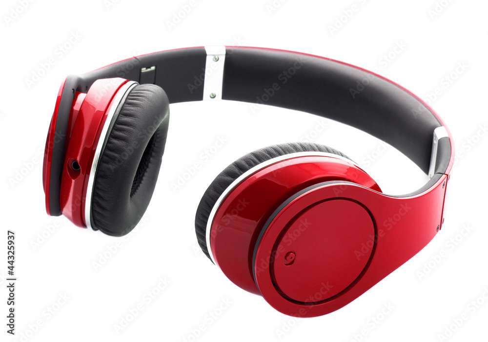 Headphones isolated on a white background