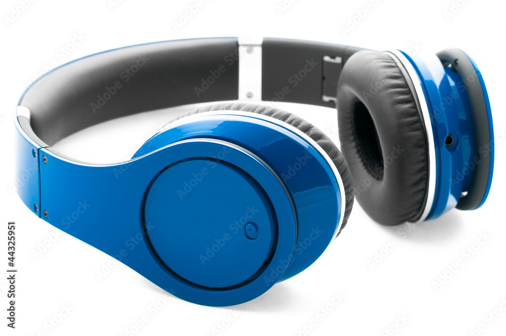 Headphones isolated on a white background