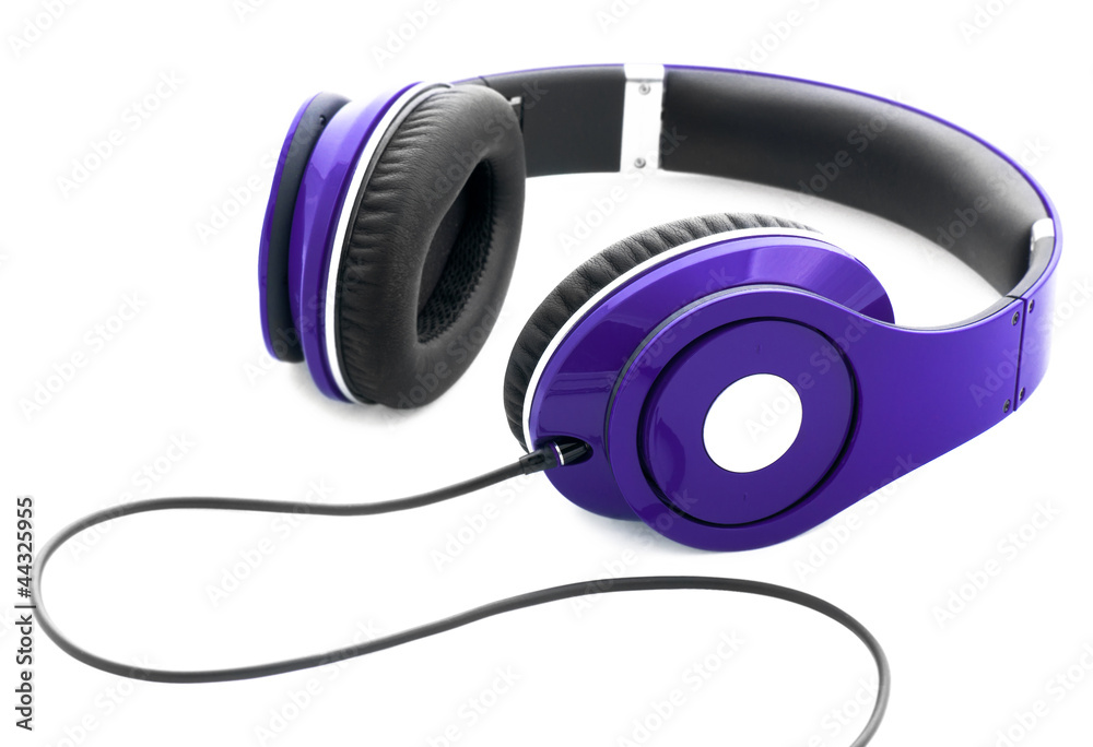 Headphones isolated on a white background