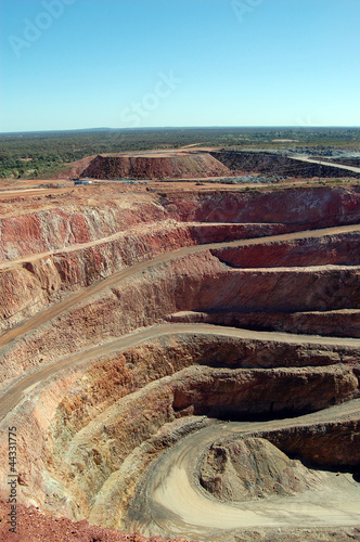 Cuadro en lienzo Cobar gold mine Australia