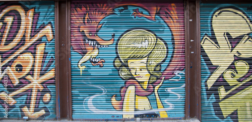 Graffiti, Barcelona, Spanien