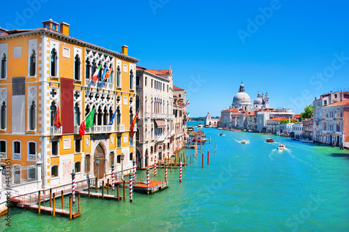 Obraz na płótnie Famous Canal Grande in Venice, Italy w salonie