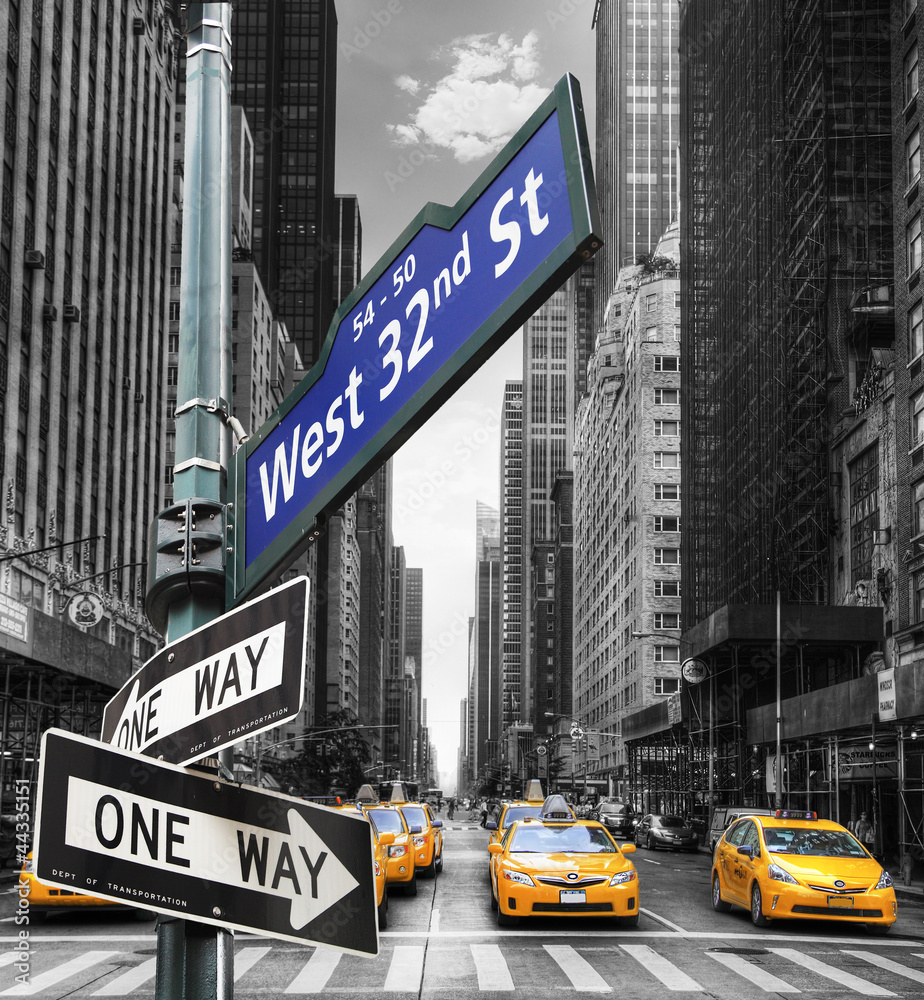 Fototapeta premium Taksówki w Nowym Jorku.