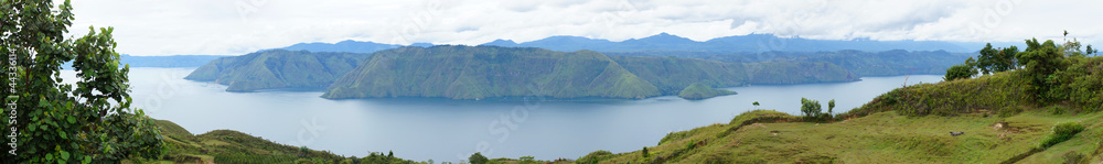 Panorama of Lake toba