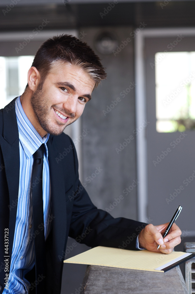 portrait of a handsome young businessman portrait of a handsome young businessman