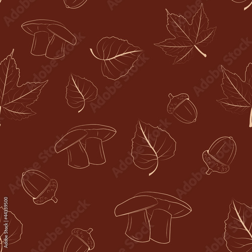 seamless pattern autumn