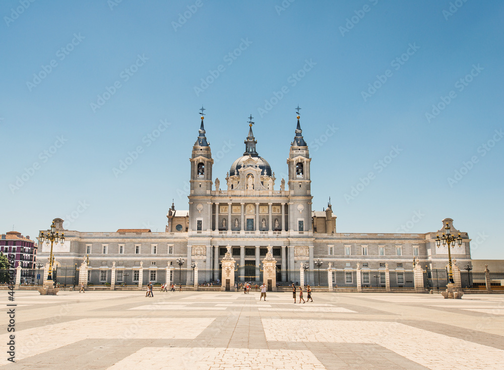 Naklejka premium Cathedral Almudena Madrid Spain