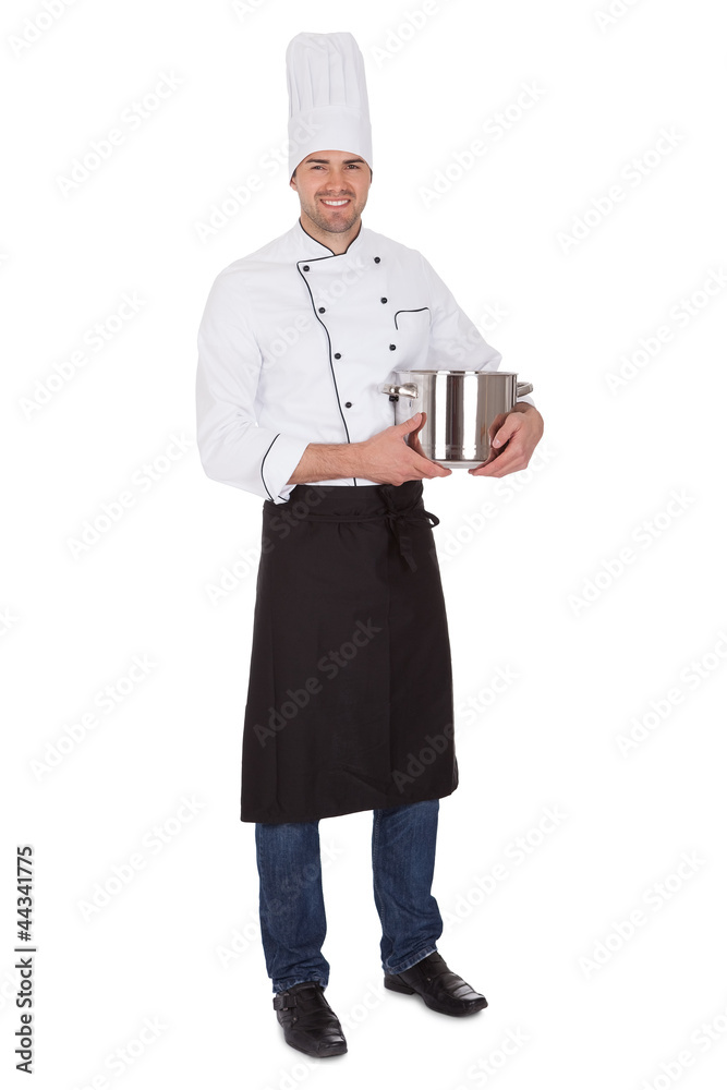 Portrait of happy chef