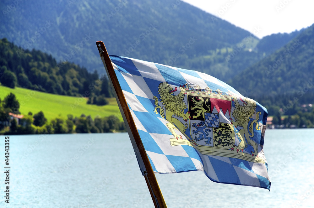 Naklejka premium Bavarian Flag