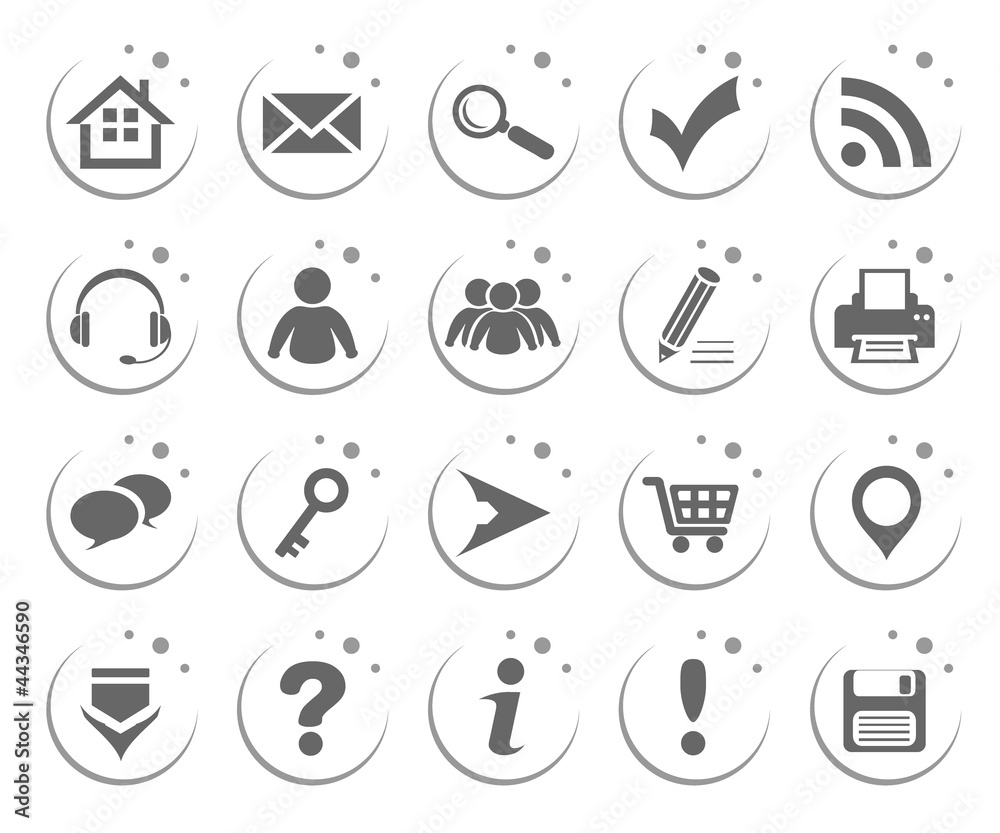 basic web icons