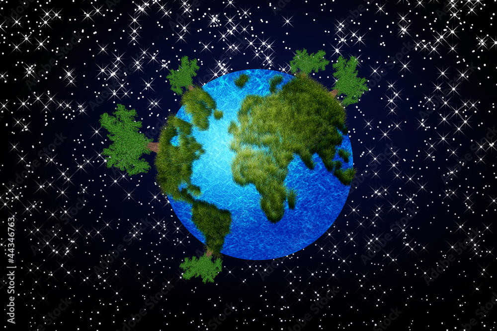 Abstract Earth planet Abstract Earth planet