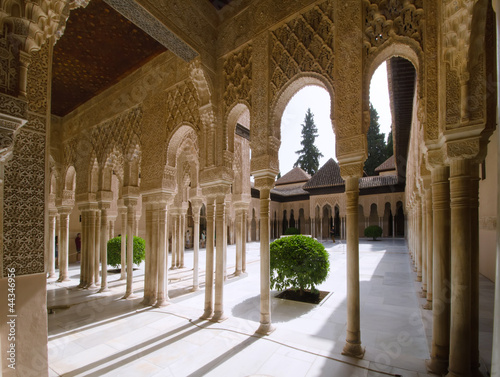 Leinwand Poster Die Alhambra in Granada
