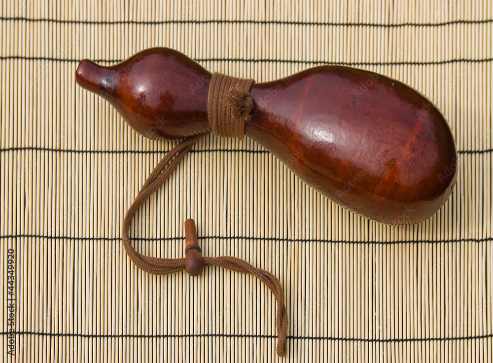 Obraz premium Japanese gourd flask (hyotan)