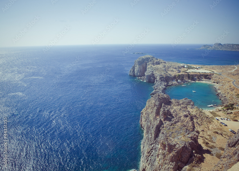 Greek islands - Rhodes, Lindos bay