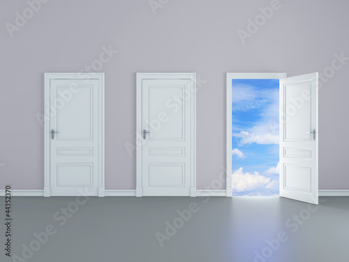 door to sky