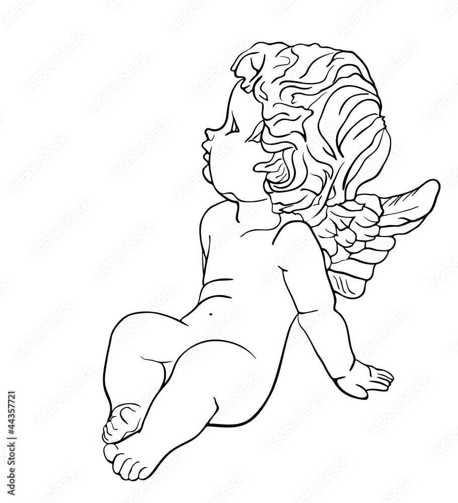 Tired little angel Tired little angel