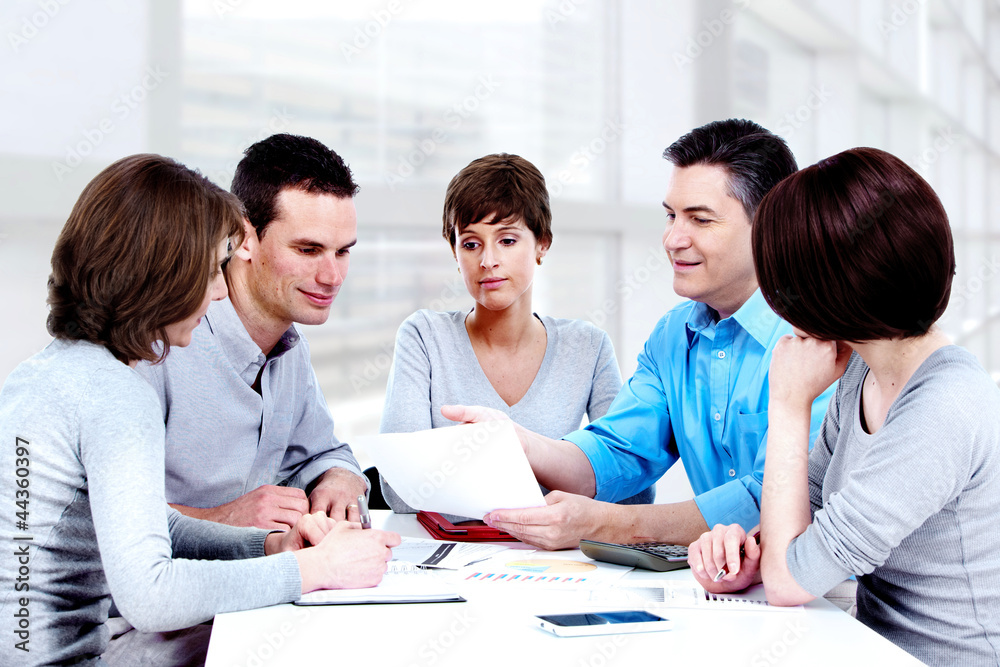 Group of business people. Group of business people.