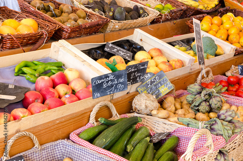 Étal de légumes