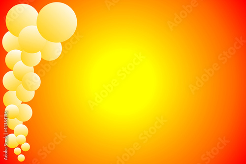 shiny red with bubbles