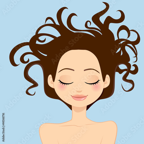 Woman Wild Hair