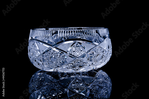 Obraz na płótnie Crystal vase w salonie