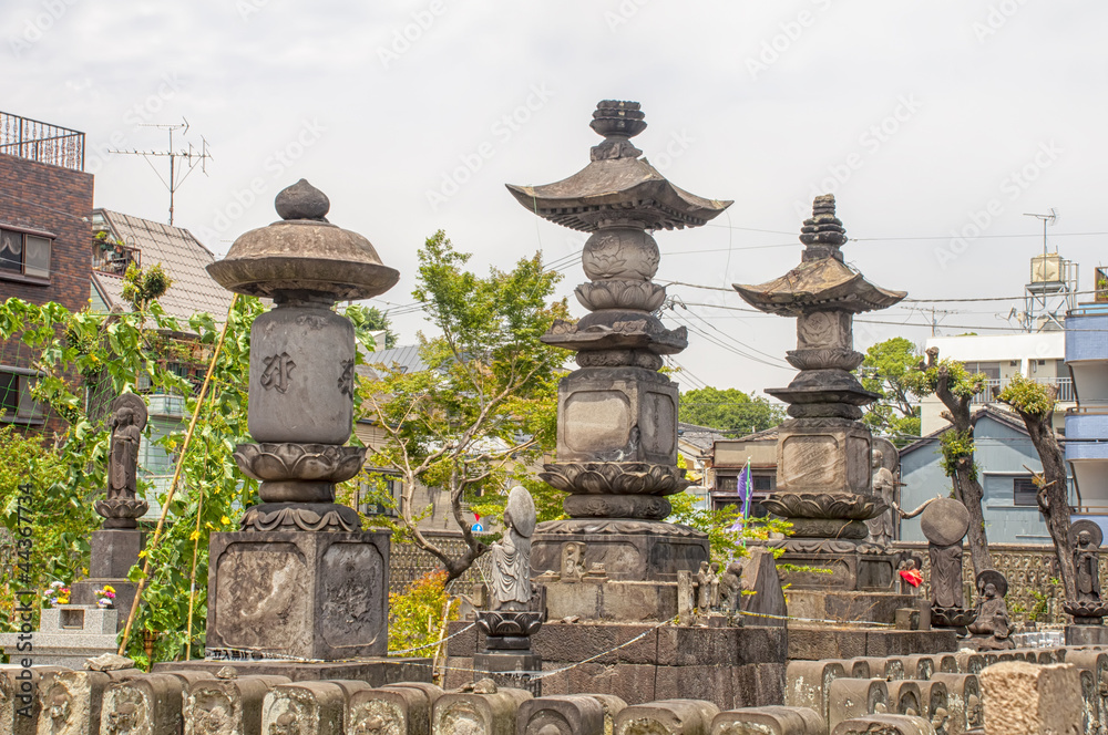 Obraz premium Japanese cemetery