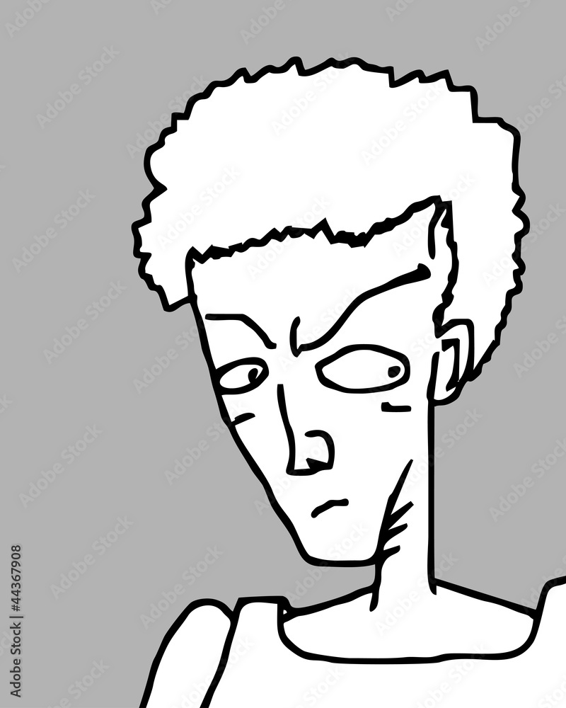 Cartoon expression face Cartoon expression face