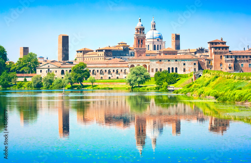 Medieval city of Mantua in Lombardy, Italy photo