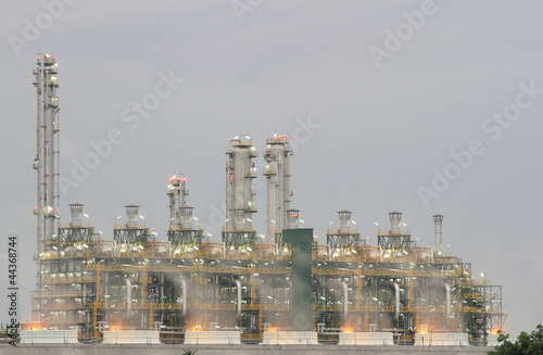 Oil refinery   (Map Ta Phut Industrial Estate Rayong Thailand) photo