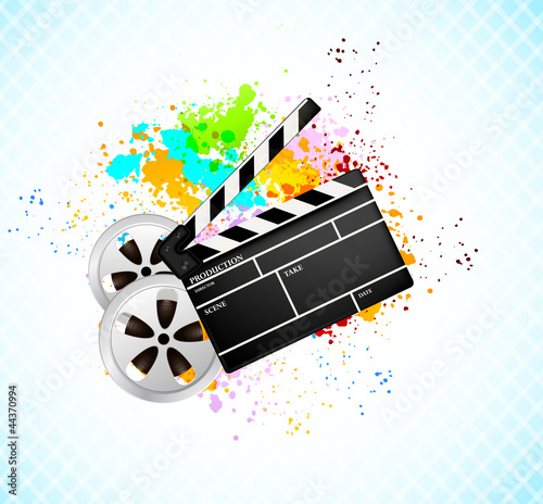 Background with cinema element