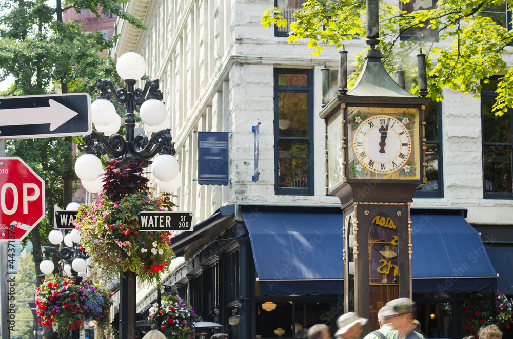 Obraz premium Gastown steam clock in Vancouver