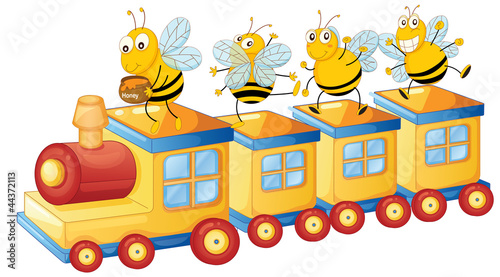 honey bess on train