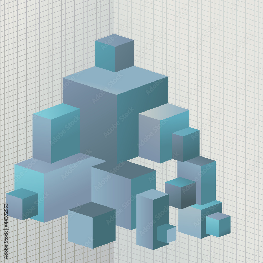 Abstract 3D illustration for design Abstract 3D illustration for design