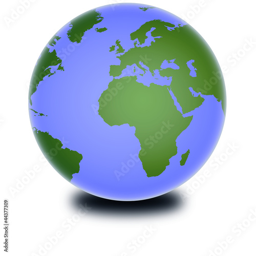 3D Weltkugel , 3D Globe