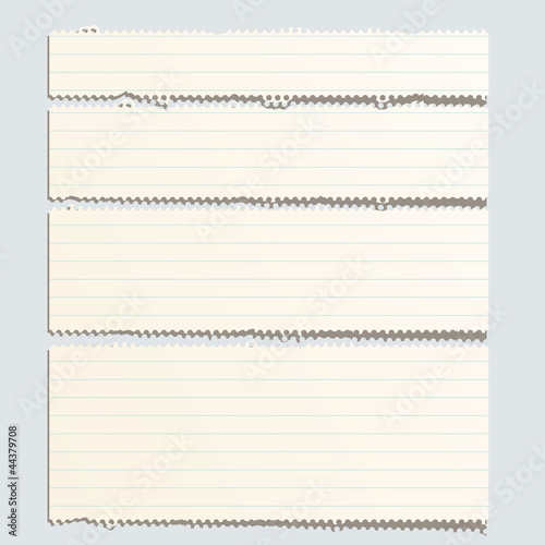 banners striped papers
