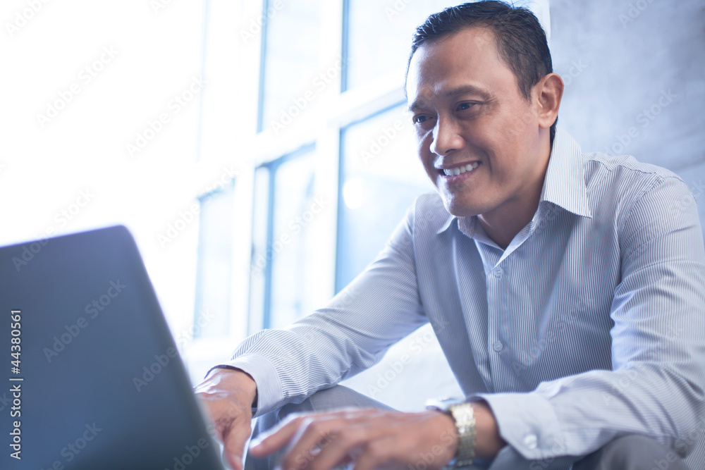 Positive businessman Positive businessman