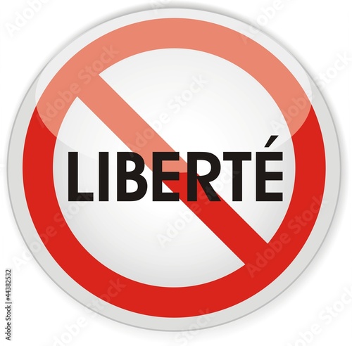 panneau liberté