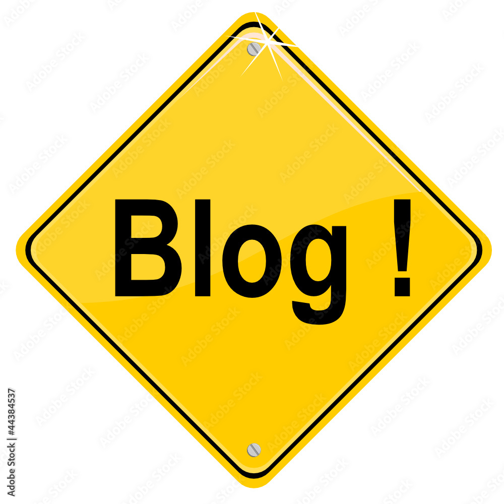 ellow sign with Blog! ellow sign with Blog!
