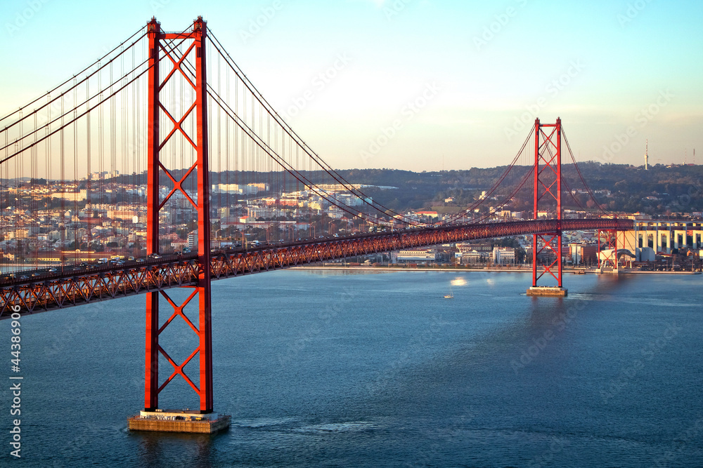 Fototapeta premium Czerwony most, Lizbona, Portugalia
