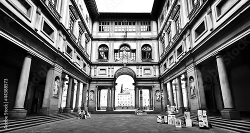 Famous Uffizi Gallery in Florence, Italy #44388573