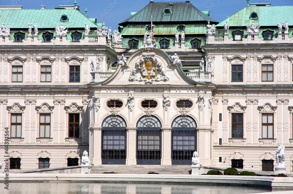 Fototapeta premium Belvedere in Vienna, Austria