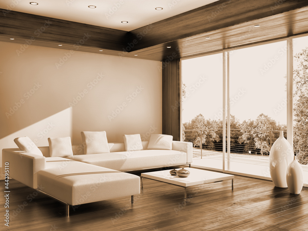 Fototapeta premium Vintage living room