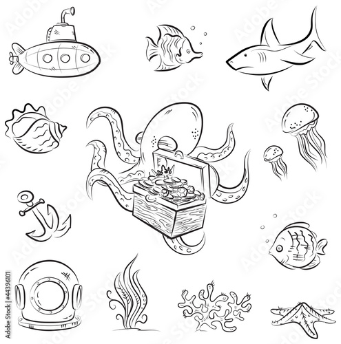 Octopus and the chest