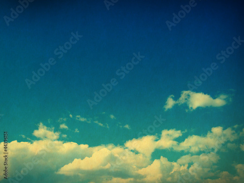 retro image of cloudy sky