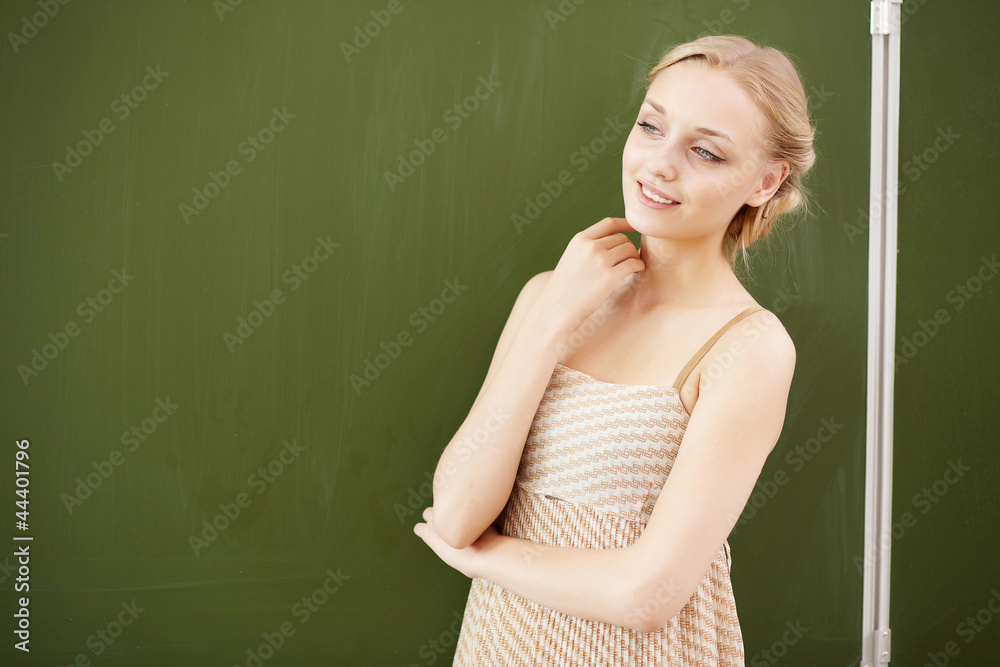 Teacher at school Teacher at school