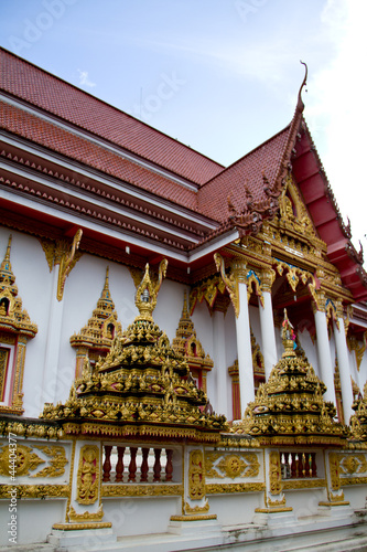 Thai templ in Ubonratchathani Thailand